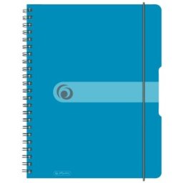 Caiet A4 EOTG cu Spira, 80 File, Matematica, Albastru Transparent, Pelikan