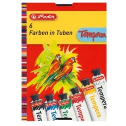 Acuarele, Tempera, 6 Culori, 16 ml, Pelikan