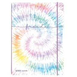 Caiet My.Book Flex, Format A4, 40 File, Dictando si Matematica, Motiv New Batik Freedom, 2 Bucati