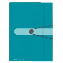 Mapa EOTG A4, PP, Buton cu Elastic, Turcoaz