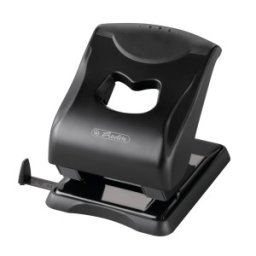 Perforator Birou, 4.0 mm, Negru, Herlitz