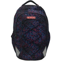 Ghiozdan Ergonomic Strings Pro, Motiv Dots, Inaltime 43 cm, Latime 29 cm