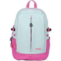 Ghiozdan Ergonomic Sport, Menta / Roz, 44 cm Inaltime, 31 cm Latime