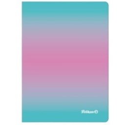 Caiet A6 Matematica, 80 de File, Color Edition, Hartie 70g/mp, Patratele, Culoare Roz/Menta, Pelikan