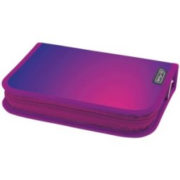 Penar Neechipat, Abstract Pink, Albastru / Roz, 2 Clape, Herlitz