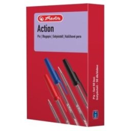 Pix Unica Folosinta Action Rosu, 50 Bucati, Herlitz