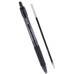 Pix cu Gel Smoothy Mina 0.7 mm Neagra, 12 Bucati, Herlitz