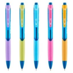 Pix cu Gel Jelly Mina 0.7mm Albastra, Display 24, Herlitz