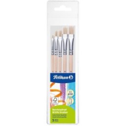 Pensule Starter, Seria 613 F, Varf Lat din Par Porc, Marimi 2, 4 , 8 ,10, 12, Herlitz