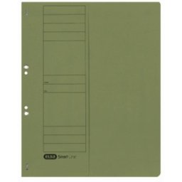 Dosar Carton A4, Verde, Coperta Frontala 1/2, Manila 250 g/mp, cu Capse, Elba