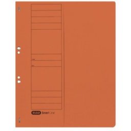 Dosar Carton A4, Portocaliu, Coperta Frontala 1/2, Manila 250 g/mp, cu Capse, Elba