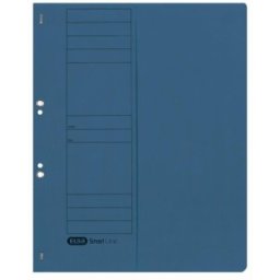 Dosar Carton A4, Albastru, Coperta Frontala 1/2, Manila 250 g/mp, cu Capse, Elba
