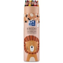 Creioane Colorate Rotunde, Varf 3 mm, 26 Culori, Oxford Kids