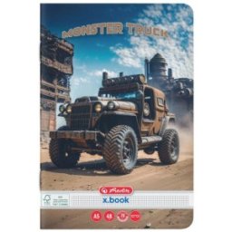 Set 80 x Caiet A5, 48 File, Matematica, Monster Truck