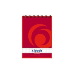 Set 40 x Bloc Notite X.Book, Format A6, Spirala, 50 File, Matematica