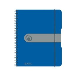 Set 6 x Caiet A5 EOTG cu Spira, 80 File, Matermatica, Albastru