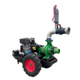 DWP 290 FE-TKF 100 Motopompa de debit cu motor Kama , 24,5 Cp, debit maxim 270 mc/h ,pornire electrica ,absortie 5''/refulare 4''