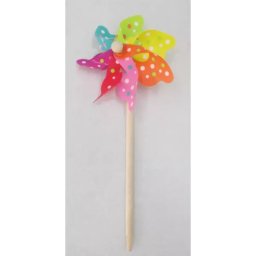 Morișcă de vânt cu buline - 31 cm