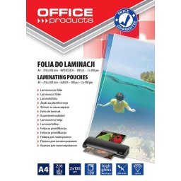 Folie de laminat Folie pentru laminare, A4 100 microni 100buc/top Office Products