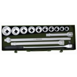 Trusa chei tubulare 3/4" pentru camioane, 14 piese