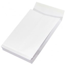 Plic C4 (229x324mm), cu burduf de 38mm, lipire siliconica, 250 buc/cutie, Office Products - alb