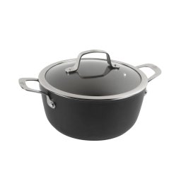 Garnek BALLARINI Alba z pokrywką tytanowy 4,7 L ALBG2LD.24D