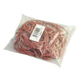 Accesorii birotica Elastice pentru bani, 100g/punga, D 50 x 1,5mm, Q-Connect - culoare rosie