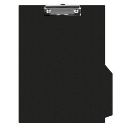Accesorii birotica Clipboard simplu A4, plastifiat PVC, Q-Connect - negru
