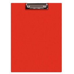Accesorii birotica Clipboard dublu A5, plastifiat PVC, Q-Connect - rosu
