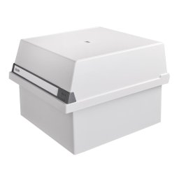 Accesorii birotica Fisier liniar cu capac, A4, pentru 1300 fise cartonate, cu 2 separatoare cu index, HAN - gri deschis