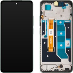 Piese si componente Display cu Touchscreen Realme C67 4G, cu Rama, Verde (Sunny Oasis), Service Pack 621029000121