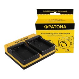 Patona Dual incarcator pentru Canon LP-E17 EOS 750D 760D 8000D Kiss X8i Rebel Rebel T6i Rebel inkl. Micro