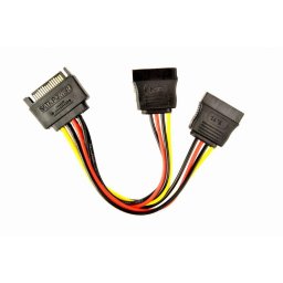Cablu Alimentare splitter SATA, 0.15 m, Gembird "CC-SATAM2F-01" (timbru verde 0.08 lei)