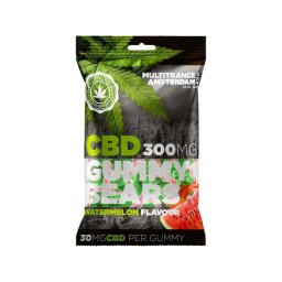 Jeleuri cu 300mg ulei CBD Multitrance Ursuleti Pepene verde 100g
