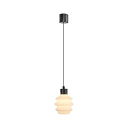 Pendul pe cablu CACTUS, LED 3W, 230V, 3000K, negru/alb