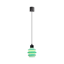 Lustră LED pe cablu CACTUS LED/3W/230V 3000K negru/verde