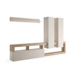 Set mobilier pentru living LENOR, cașmir/maro