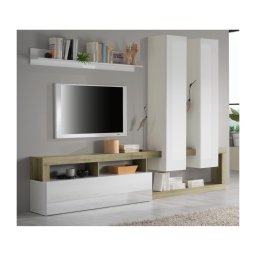 Set living LENOR alb/maro