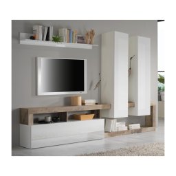 Mobilier living LENOR alb/maro