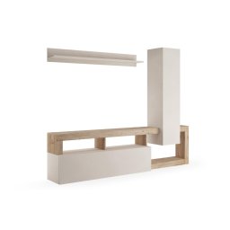 Set mobilier pentru living LENOR, cașmir/maro