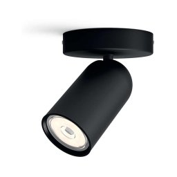 Philips - Spot LED RGBW dimerizabil PONGEE 1xGU10/4,8W/230V, negru + telecomandă