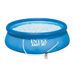 Piscina family gigant, easy set, intex 56414, 457 x 91cm, cu pompa filtrare si scara, 10680 litri