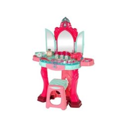 Set de frumuseste cu accesorii, masa de toaleta pentru fetite, leantoys, 9436