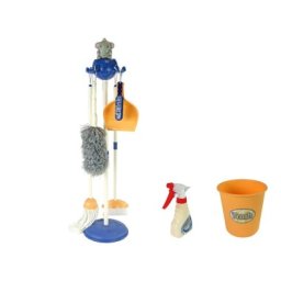 Set de curatenie pentru copii, din plastic cu 7 accesorii, leantoys, 9414