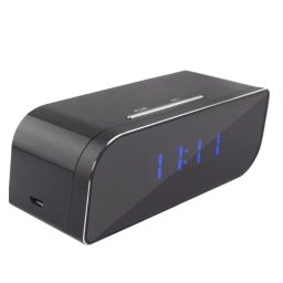 Mini camera Spy REVOSE™, WI-FI, IP, Ascunsa in Ceas Desteptator, Microfon, Infrarosu, 1080P, Activare la Miscare