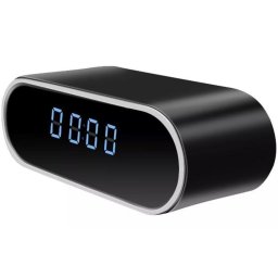 Mini camera Spy REVOSE™, WI-FI, IP, Ascunsa in Ceas Desteptator, Microfon, Infrarosu, 1080P, Activare la Miscare, Rotunda