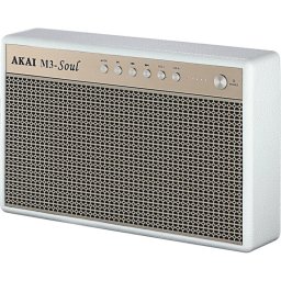 RESIGILAT Boxa portabila activa Akai, M3-SOUL, 20 W, Bluetooth 5.0, autonomie 15 ore, Alba