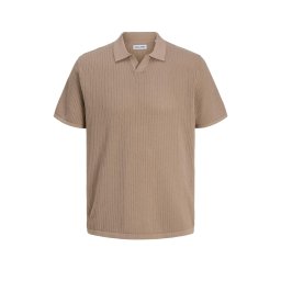 JACK & JONES Polo Jjejerry Knit Split Neck Ss 12293340 16-1305 TCX string