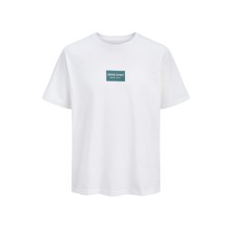 JACK & JONES T-Shirt Jjfrank Ss Crew Neck 12288092 11-0601 TCX bright white