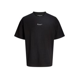 JACK & JONES T-Shirt Jcomineral Silver Chrome Ss Crew 12292906 C-N10 black